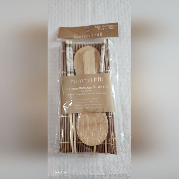 🏖 6 Piece Bamboo Sushi Set - Picture 4 of 4